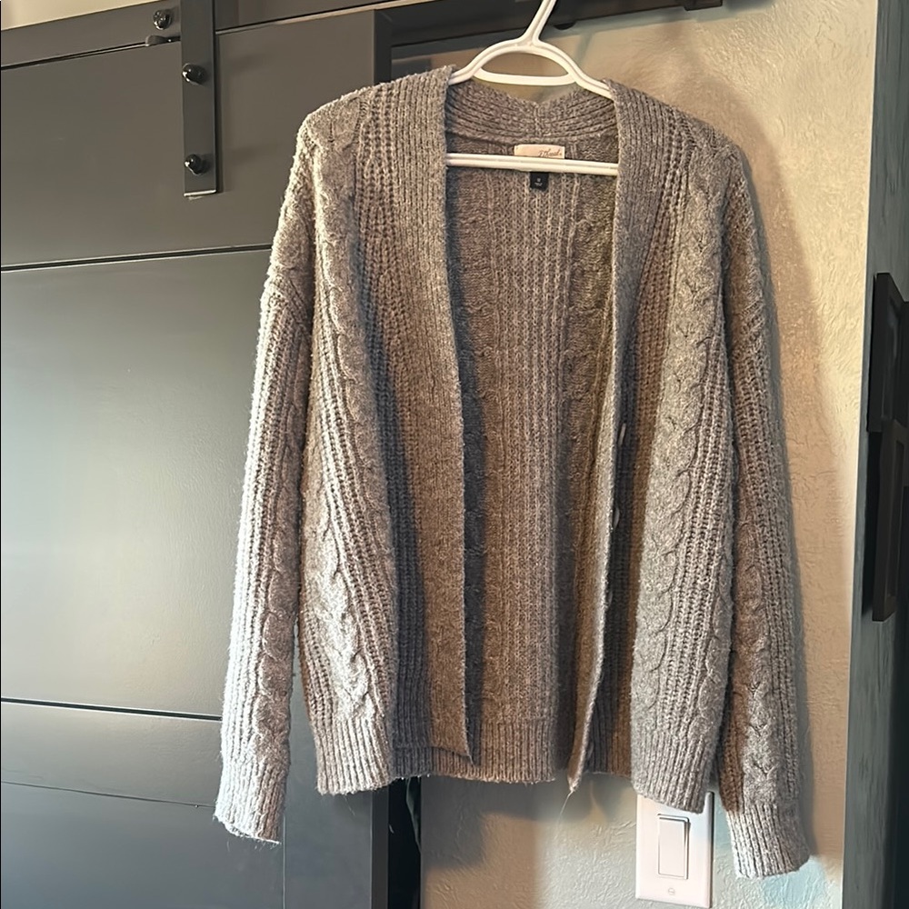 Universal Thread Gray Cardigan Sweater